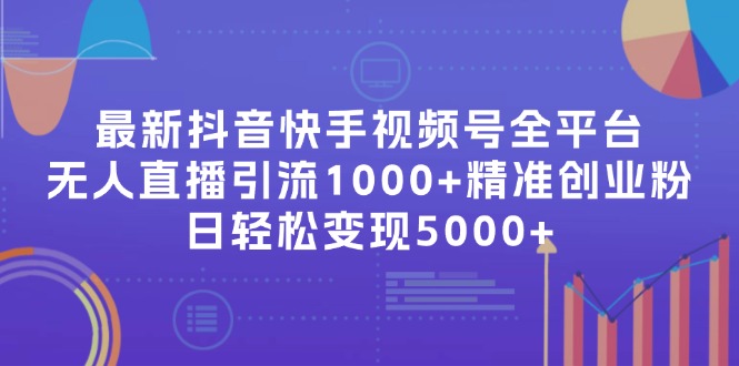 （11970期）最新抖音快手视频号全平台无人直播引流1000+精准创业粉，日轻松变现5000+-轻创淘金网